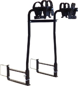 Swagman 80501 Black Around The Spare Deluxe 2 Bike RV Rack Fits 4" to 4.5" Square Steel Bumper