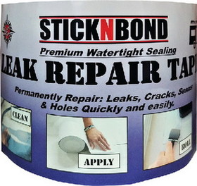 Leisure Time StickNBond White 4" Tape Roll for RV Roof Seam Repair, 60023