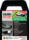 Leisure Time HP0608 Stabilizer Support Hush Pad II for RV Trailer Jacks - 4 Pack