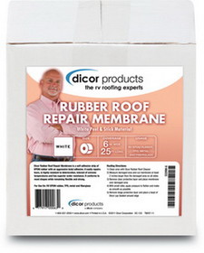 Dicor EPDM Rubber Roof Repair Membrane&#44; 6" x 25', 533RM-6