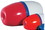 Cal-June 1502R Jim-Buoy 1502 Lok-On Rope Float 5" Dia. X 9" L - Red and White With Blue Center Band, Price/EA