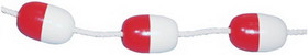 Cal-June 1504 Polystyrene Economy Rope Float 5" L - Red And White