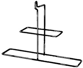 Cal-June 921 Stainless Steel Rectangular Horseshoe Buoy Rack