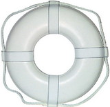 Cal-June Jim-Buoy Closed Cell Foam U.S.C.G. Approved Life Ring With Webbing Straps