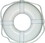 Cal-June G-19 Jim-Buoy Closed Cell Foam U.S.C.G. Approved Life Ring With Webbing Straps, Price/EA