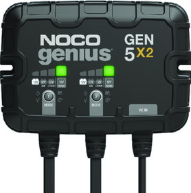 Noco GEN5X2 On-Board Battery Charger, 2 Banks