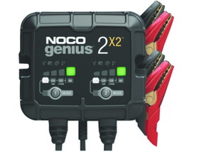 Noco GENIUS2X2 Multi-Bank Battery Charger & Maintainer, 4 Amps/2 Banks
