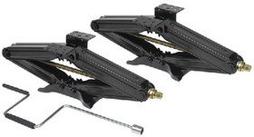 FulTyme RV 2130 Trailer Stabilizing Scissor Jacks with Handle, 590-2130
