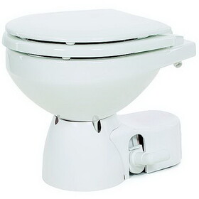 Jabsco 380453092 Quiet Flush E2 Marine Toilet, Compact Unit for Fresh Water