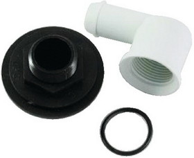 Jabsco 58107-1000 Intake Elbow & Seal Kit for Toilet Models 37010 & 37045