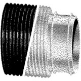 Trident 1210346 Bilge Hose 3/4 X 50, Black