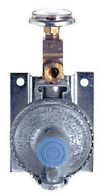 Trident Marine 1211-1401 Marine LPG Wall Mount Single Stage Regulator with 20" Pigtail Hose