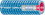 Trident Marine 252V2004 Blue Corrugated Silicone Exhaust Hose&#44; 2" x 12', Price/EA