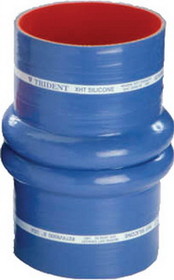 Trident Marine Blue Silicone "VHT" Double Hump Hose w/T-Bolt Clamps