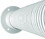 Trident TFK10W 10&#39; Stern Flex Hose & Flange Kit, White, Price/EA