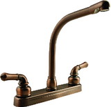 Dura Faucet DF-PK210C-ORB DFPK210CORB Classical Hi-Rise Kitchen Faucet, Oil Rub Bronze
