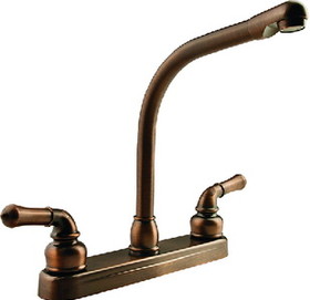 Dura Faucet DFPK210CORB Classical Hi-Rise Kitchen Faucet&#44; Oil Rub Bronze, DF-PK210C-ORB