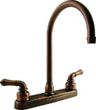 Dura Faucet DF-PK330HC-ORB DFPK330HCORB J-Spout Kitchen Faucet, Oil Rub Bronze
