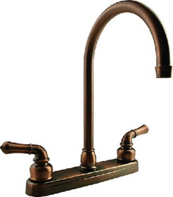 Dura Faucet DF-PK330HC-ORB DFPK330HCORB J-Spout Kitchen Faucet&#44; Oil Rub Bronze