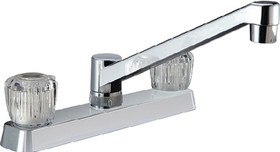 Dura Faucet DFPK600ACP Two-Handle Non-Metallic Kitchen Faucet&#44; Chrome, DF-PK600A-CP