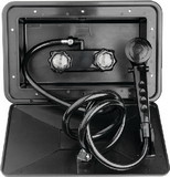 Dura Faucet DFSA170BK Exterior Shower & Box Kit, Black, DF-SA170-BK