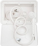 Dura Faucet DFSA170WT Exterior Shower & Box Kit, White, DF-SA170-WT