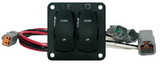 Lenco 10221211D Double Rocker Switch Panel for Dual-Actuator Trim Tabs