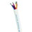 Ancor 158010 Marine Grade&#174; Tinned Copper White Flat Signal Cable, 20/8 AWG, 100', BK/RD/GN/BL/BN/OR/VI/YL, Price/Each