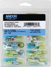 Ancor 220003 120 Piece Premium Electrical Connector Kit
