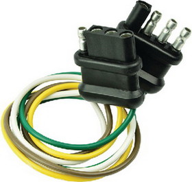 Ancor 249101 4-Way Flat Connector&#44; Trailer & Vehicle Connectors