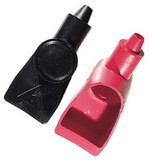 Ancor Battery Terminal Boot Set Wing Nut Style For #4-#2 (1 Ea. Red and Black), 260350
