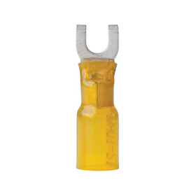 Ancor 12-10 Yellow Heatshrink Spade Terminal #10 Fastener, 3/Pk, 315303