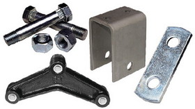 DEXTER 86521 Dexter Tandem Axle Hanger Kit For Use With 1-3/4" Double Eye Springs on Two Axles