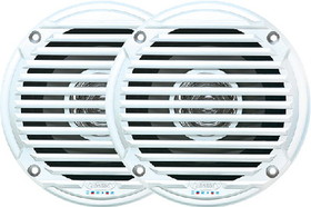 Jensen 5-1/4" Dual Cone Waterproof Speakers&#44; White&#44; Pr., MS5006WR