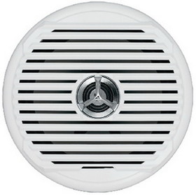 Jensen Marine 6.5" High Performance Coaxial Marine Speakers With White and Silver Grills - Sold as Pair, MSX65R
