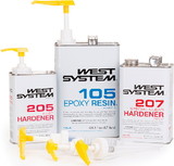 WEST SYSTEM Mini Pump Set #300 for Group A, B, Or C
