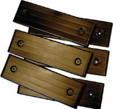 Ironwood Pacific 0131 E-Z Slide Trailer Bunk Pads, Kit 2, Black