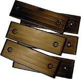 Ironwood Pacific 0132 E-Z Slide Trailer Bunk Pads, Kit 3, Black