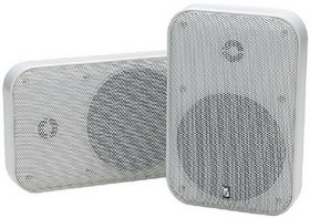 Poly-Planar MA905 5" Waterproof Platinum Panel 2-Way Speaker&#44; White (Sold as Pair), MA905W