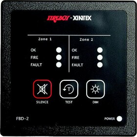 Fireboy FBD2R FBD Series Fire Detection System, 12-24VDC, 2 Zone