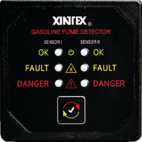 Fireboy-Xintex G-2B-R G2BR Gasoline Fume Detector&#44; Dual Channel w/2 Sensors