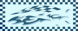 Ming's Mark HC1 Black & Grey 8' x 20' Checkered Mat