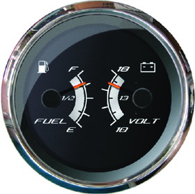 Faria F22013 Platinum 4" Gauge - Multifunction: Fuel Level, Voltmeter