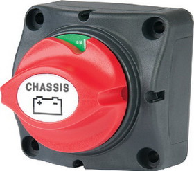Park Power 701CHRV Battery Master Switch w/"Chassis" Label