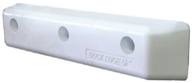 Dock Edge ProTect Straight HD 12" White PVC, DE1058F