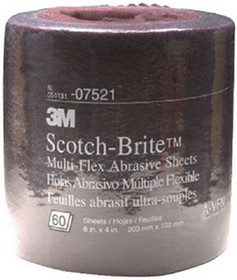 3M 07521 Scotch-Brite Multi Flex Abrasive Sheet Roll