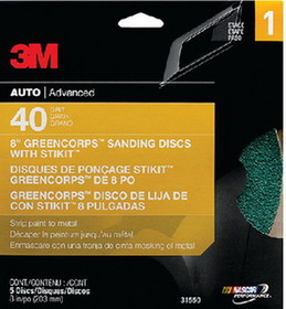 3M 31550 Gn Cps Stk Disc. 8" 40E Pkg