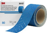 3M Blue Abrasive Hookit Sheet Roll, Multi-Hole, 2-3/4