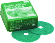 3M 36508 5" x 7/8" 60 Grit Green Discs
