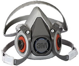 3M 5113107026 6300 Large 6000 Series Facepiece Respirator Half Mask